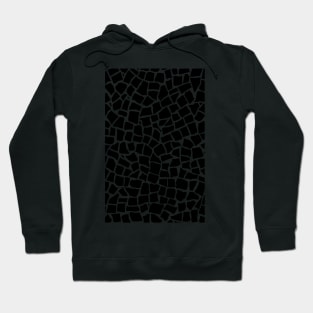 British Mosaic Zoom Black and White Hoodie